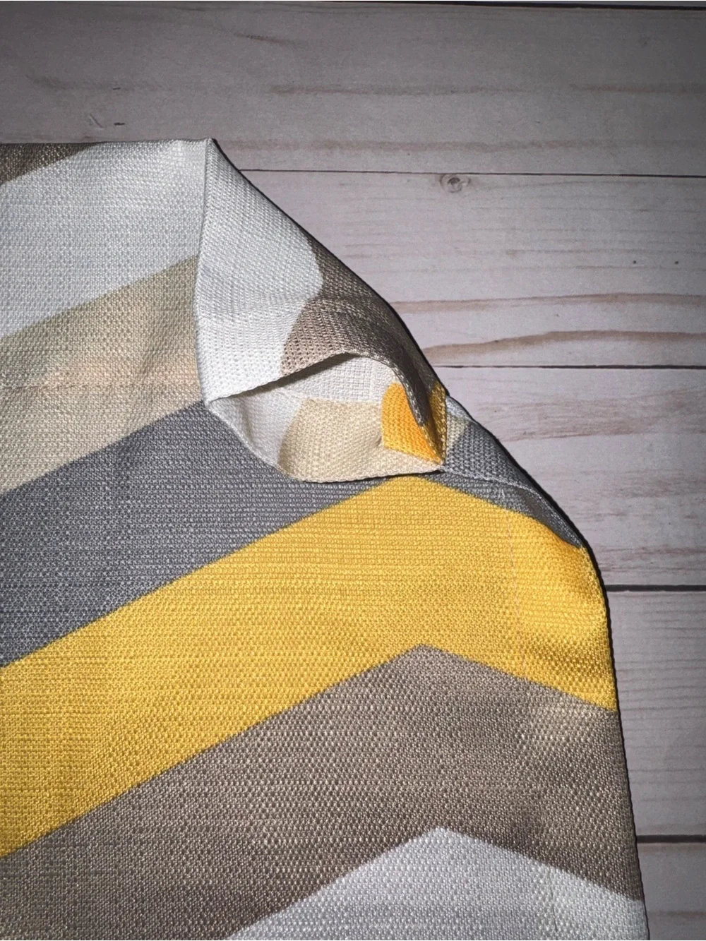 Chevron curtain panel NWOT